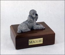Poodle Gray Dog Urn