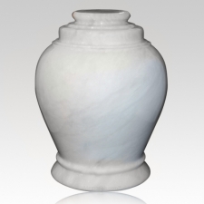 Antique White Marble Urn
