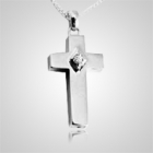 Diamond Cross Keepsake Pendant