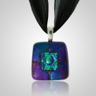 Purple Small Memorial Ash Pendant