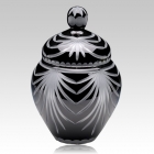 Trinity Black Crystal Cremation Urn